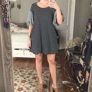 Umgee Black and White Dress